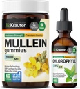 BIO KRAUTER מולליין 60 חניכיים & Chlorophyll Tincture 2 Fl. Oz.
