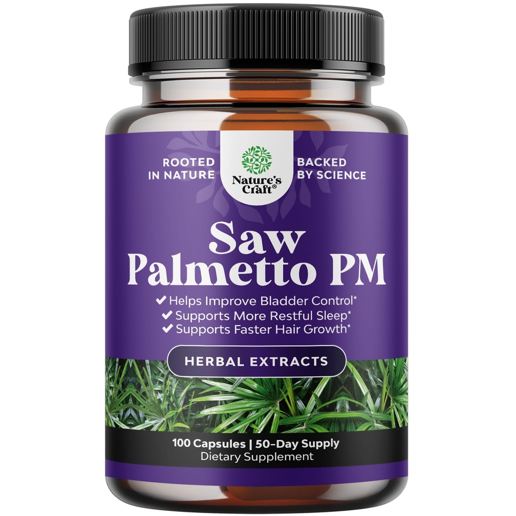 Nighttime Defense Saw Palmetto for Men - Saw Palmetto Extract Prostate תוספת עבור גברים לעזור להפחית את הלילה אוורור תדירות אוורגנטיות overactive Bladder with Lycopene Pumpkin Seed and Melatonin