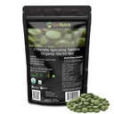 Go Nutra אורגני Spirulina Chlorella טבליות 50 / 50 בלגן | מזון תזונתי מזינים Dense Superfood - חלבונים טבעוניים, Chlorophyll, Enzymes | 500 מ"ג כל טבליות Chlorella Spirulinas, 720, 4 חודשים אספקת חלבון, 4 חודשים אספקת חלבון, Chlorophyll, Chlorophyll, Enzymes | 500 מ"ג כל Chlorella Spirulina Tablets, 720, 4 חודשים.