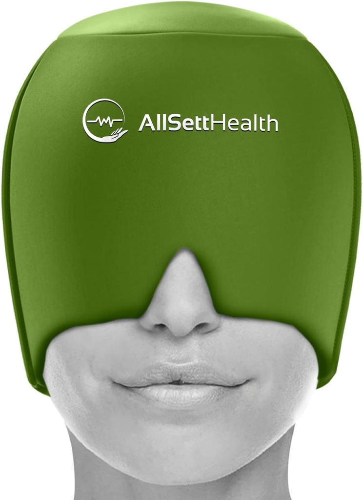 Migraine Relief Cap Head Wrap Headache ו- Migraine Hat
