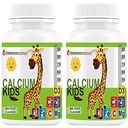 Verem Calcium לילדים עם ויטמין D3 (VIT d), מגנזיום, תוסף Zinc, ויטמין C, L-lysine Multivitamin עבור ילדים חזקים עצמות, Immunity, Growth & Development- 120 טבליות (Pack of 4).