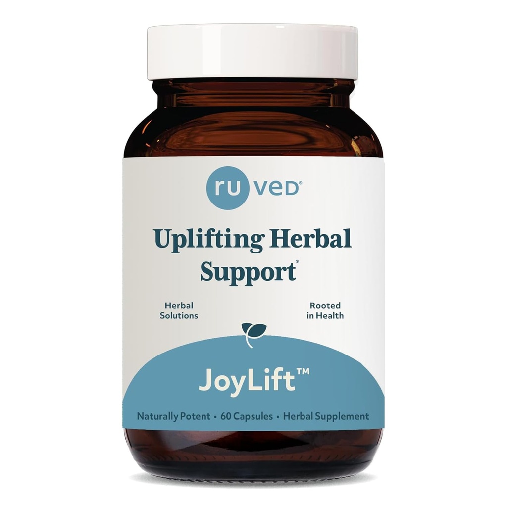ג'וי ליפט (Saffron and Ashwagandha Supplements, Uplifting פורמולה לנשים וגברים, תמיכה צמחית למבוגרים - 60 קפסולות צמחוניות (1 Count)