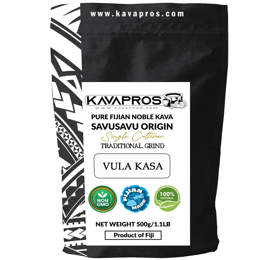 Kava Powder Single Cultivar Vula Kasa Fijian Kava Root Powder High Potency 4yr Matured Pure Organic Kava-Kava from Fiji