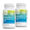 טרי בוסווליה פלוס Frankincense שמן - תוספת תמיכה משותפת לתמיכה ניידות ונוחות משותפת - תמיכה בריאות סלולרי עם Boswellia & Frankincense שמן - 60 Softgels (Pack of 2)
