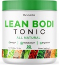LIVORKA Lean Bodi Tonic, כל אבקת פורמולה מתקדמת טבעית - 30 משרתים במשך חודש אחד