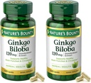 Nature's Bounty Genekgo Biloba Standardized לחלץ 120 מ"ג, בקבוק צמחי, קפסולה, 100 Count, Pack of 2