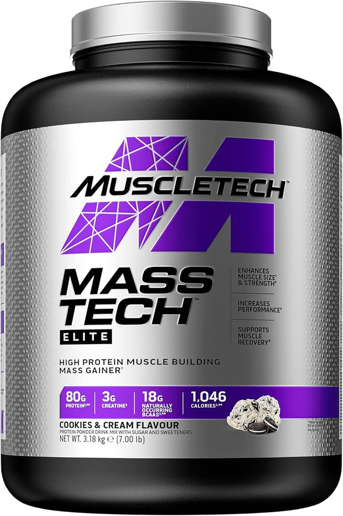 אבקת חלבון Mass Gainer אבקת השריריםTech Mass-Tech Mass מקבלer Whey חלבון אבקה + אבקת חלבון צמחי אבקת Creatine תוספי עוגיות ו Cream, 7 lbs (Package May Vary)