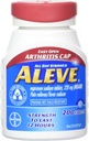 אלב טבליות עם Easy Open Arthritis Cap, Naproxen Sodium, 220 מ"ג (NSAID) כאב Reliever / Fever מופחת, 200 Count (Pack of 2)