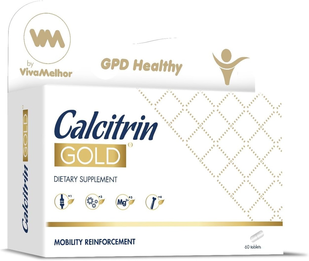 Calcitrin Gold Dietary Supplement, Mobility Reinforcement, 60 טבליות