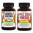 FarmHaven Turmeric Curcumin עם BioPerine ו- Apple Cider Vinegar עם ג'ינג'ר