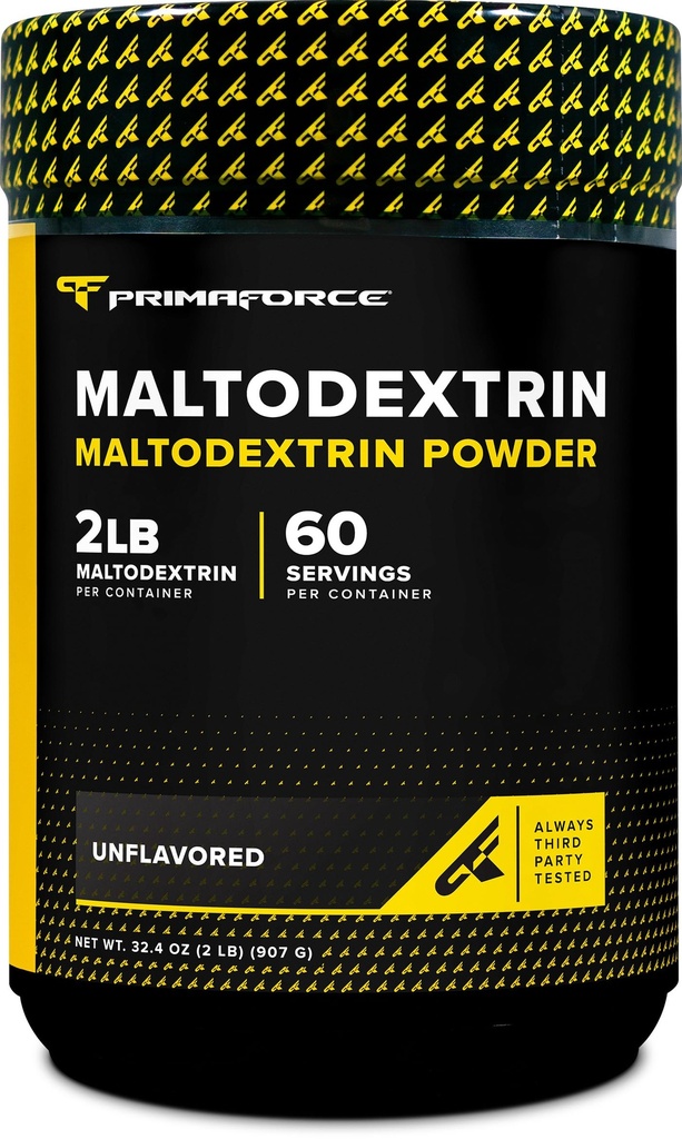 אבקת Primaforce Maltodextrin (2 פאונד, Unflavored) - אבקת מזון מאלטרקסטין עבור אנרגיה מוגברת, רווח אנדורנס