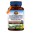 Vitalitown Glucosamine Chondroitin MSM | Collagen, Boswellia, Turmeric, Hyaluronic Acid, Bromelain | Triple Action+ Formula | 12 Ingredients | 90 Tablet, No Shellfish, No Shellfishfish, Hyaluronic Acid, Bromelain