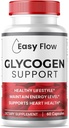 (1 Pack) Easy Flow Glycogen, EasyFlow Glycogen תומך קפסולות, Glyco Optimizer Formula, Natural Blood Vessel ניקויer, Premium Easy Flow Glycogen Support (60 קפסולות)