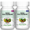בנות & בנים Multivitamin Bundle עם D3, ברזל, Calcium, biotin, Digestive Enzymes - ריבוי ויטמינים לאנרגיה, Immune & Mood תמיכה - 60 הרוזן כל אחד