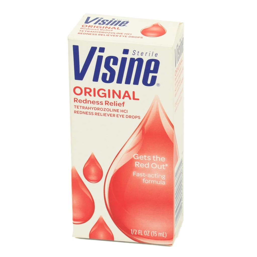 J & J Visine Eye Drops, Visine Original Eye טיפות.5 oz. בקבוק (צילום: May Vary)