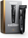 ManSCAPED® The Beard Hedger® Premium Men's Beard Trimmer, 20 Long Adjustable Blade Wheel, Stainless Steel T-Blade for Precision Internal Hair Trimming, Cordless Waterהוכחה Wet/Dry Clipper