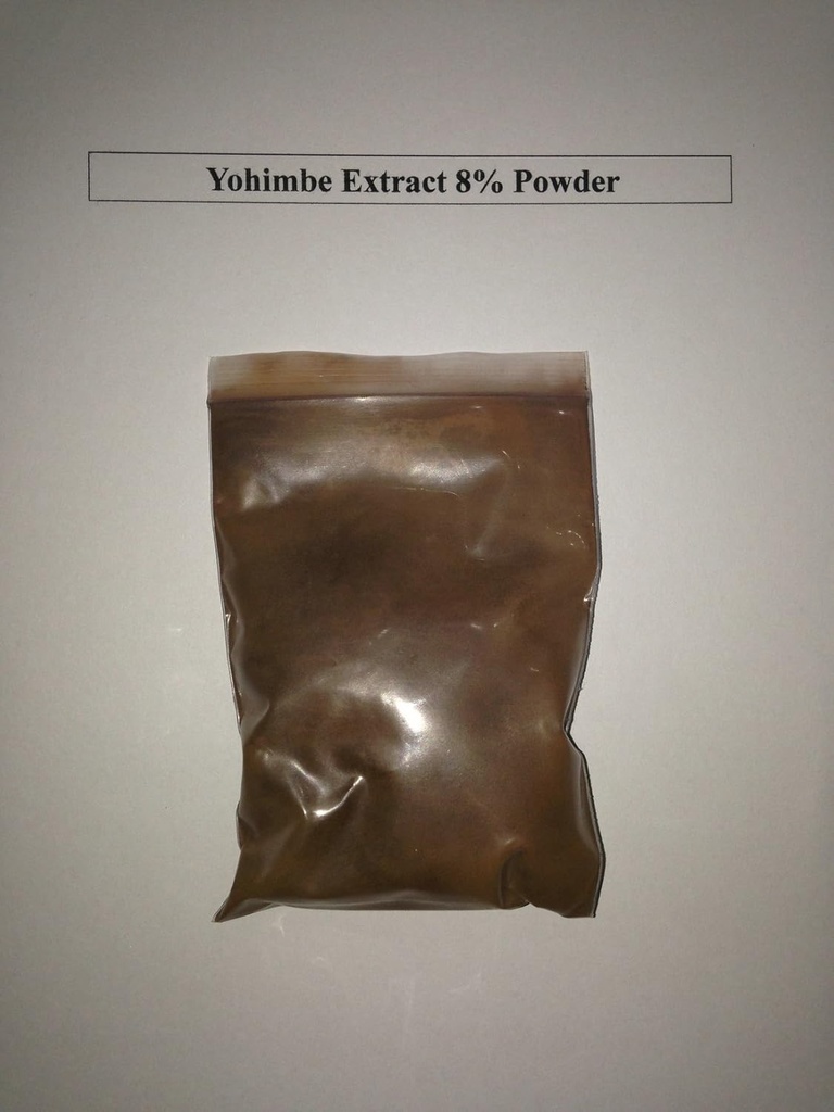 8% יומבלין Yohimbe Bark לחלץ אבקה / aphrodine 100 גרמים