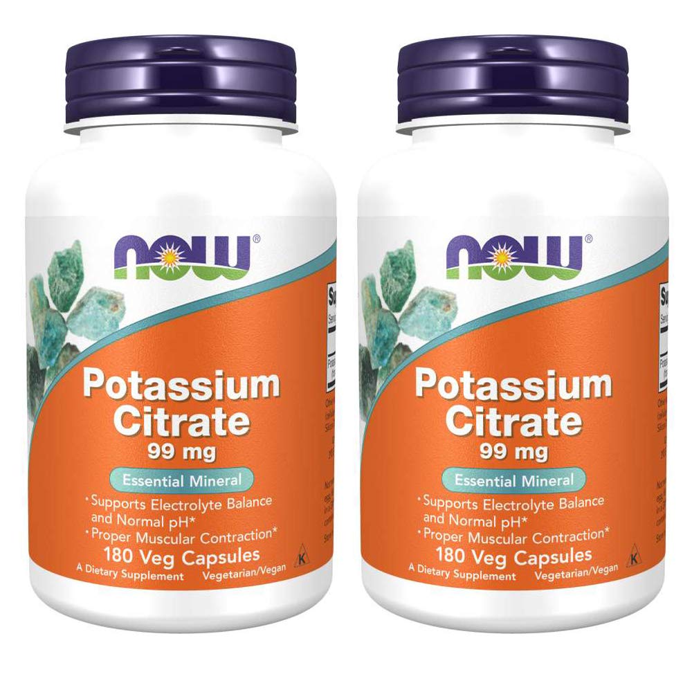 Potassium Citrate 99 מ"ג 180 קפסולות (Pack of 2)
