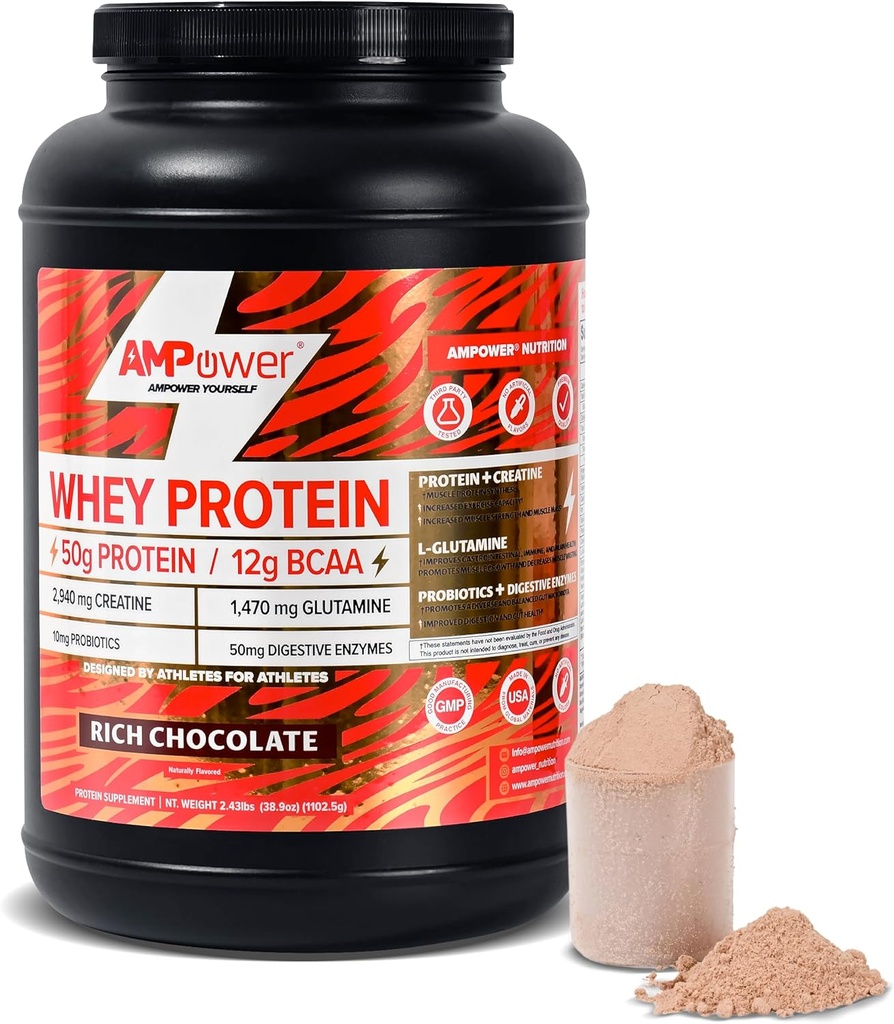 אבקת שוקולד Whey חלבונים | עיצוב מדעי אופטימוסm שריר Stack, Gut, Brain, Immune | חלבונים, BCAA, Creatine, L-Glutamine, Probiotics, Enzymes | שוקולד עשיר, 38.9ozoz, BCAA, קריטין, L-Glutamine, Probiotics, Enzymes