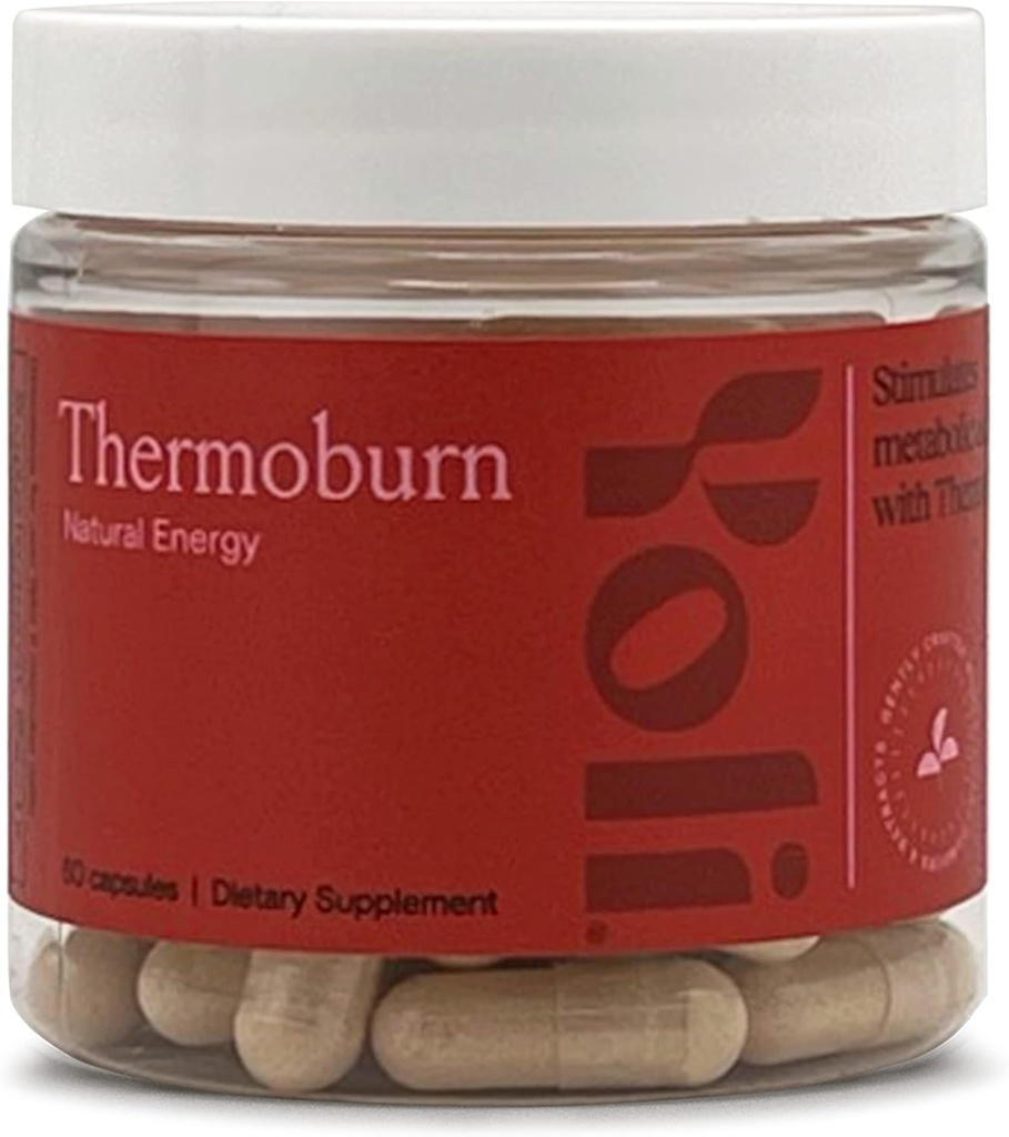 Yoli® Thermoburn Energy Supplement with Green Tea Leaf, Guarana, Choline, Raspberry Ketones ו- Thermo-G Prorietary בלנדר - ויטמין אנרגיה, 60 קפסולות