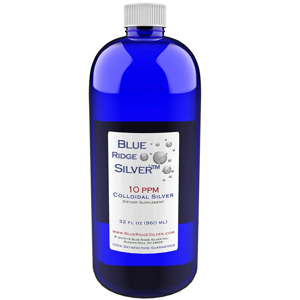 10 ppm 32 oz Colloidal Silver Natural Immune תמיכה בריאות