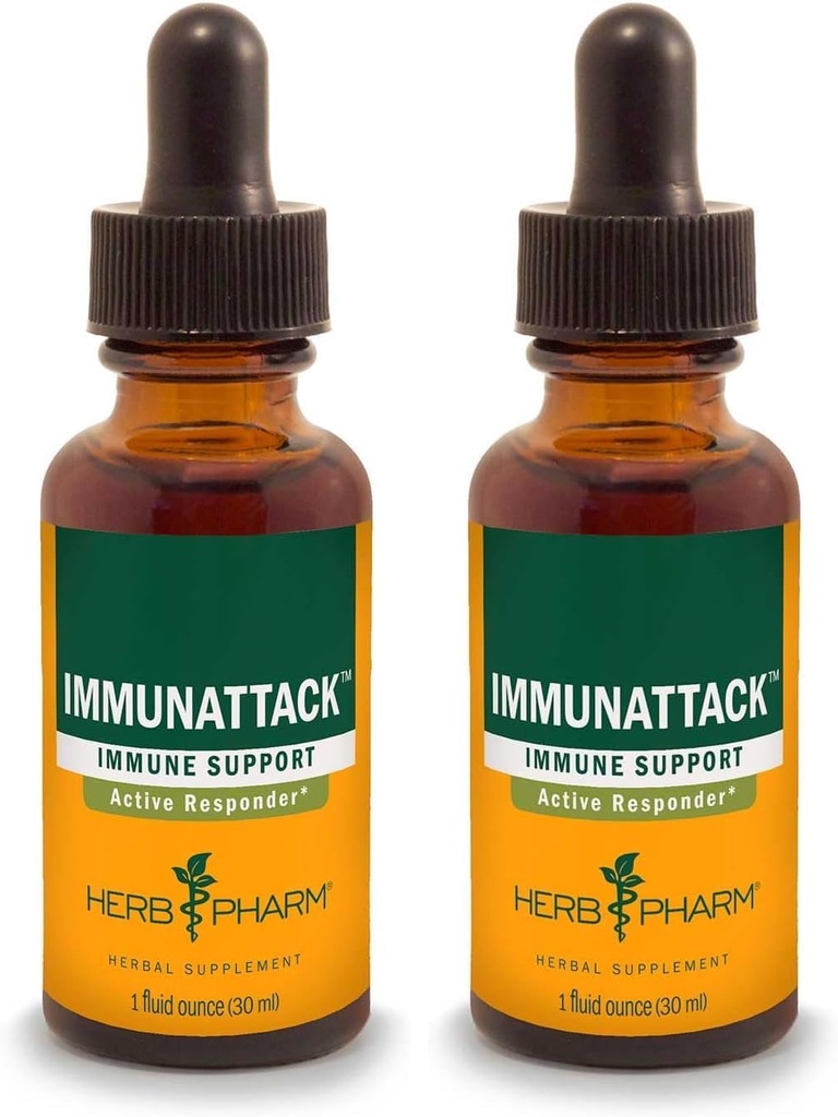Herb Pharm Immun תוקף פירוק צמחים עבור תמיכה במערכת החיסון - 1 Ounce (FIMAT01) (Pack of 2)