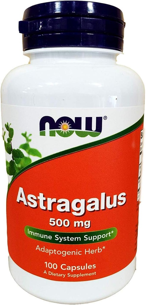 Now Foods Astragalus 500 מ"ג - 100 Caps 2 Pack