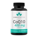 Luma Nutrition CoQ10 400 מ"ג Softgels - High-Absorption Coenzyme Q10 - Co Q-10 200 מ"ג / 400 מ"ג פרבר - בריאות הלב - 60 נוזל Softgels