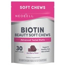 NeoCell Biotin Beauty Soft Chews, for Healthy Skin, Hair, Nails, Energy Support Supplement, Acai Brador, Soft Chews, 30 Count, 1 Bag