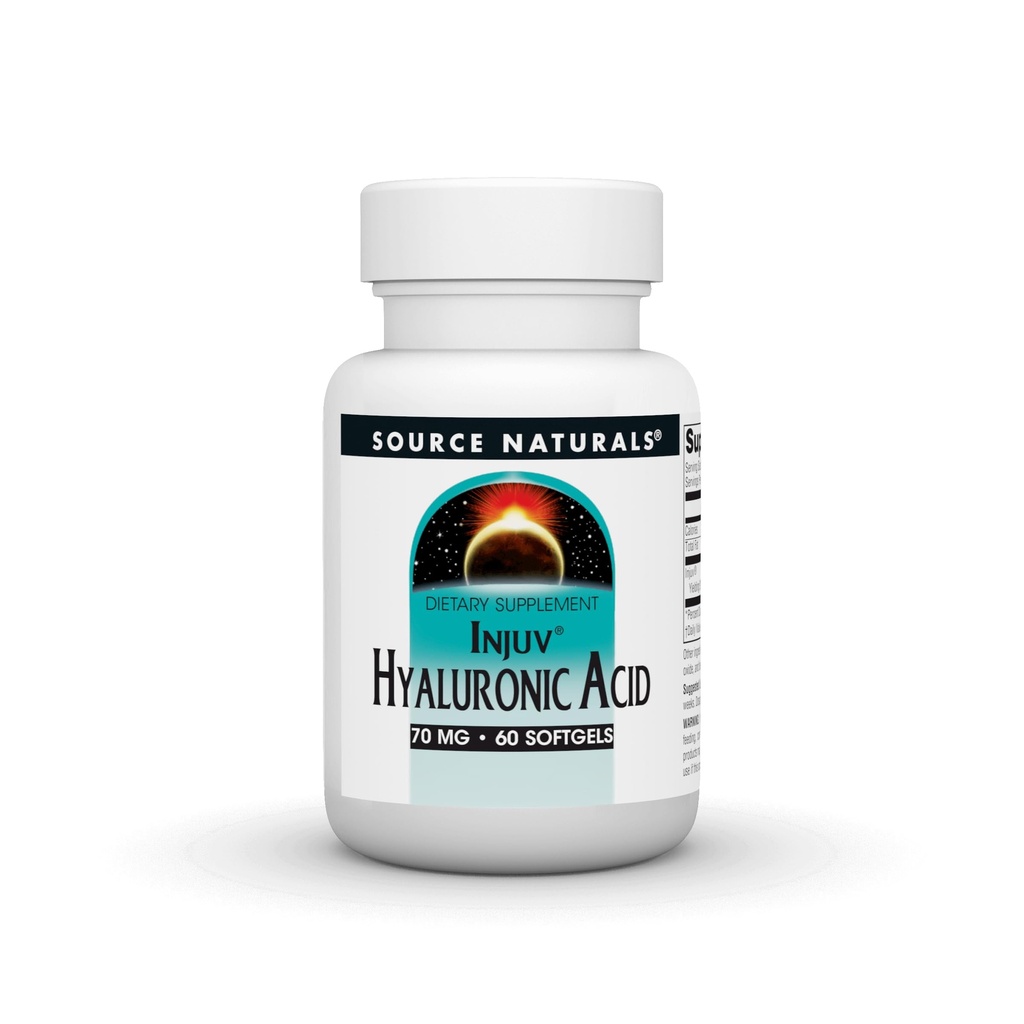 מקור: Naturals Hyaluronic Acid Injuv 70mg - 60 Softgels