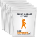 BulkSupplements.com Dandelion Root Extractis - Herbal Supplements for Liver & Digestive Support - Gluten Free - 500 מ"ג למשרת, אריזה של 5 (5 קילגרם - 11 lbs)
