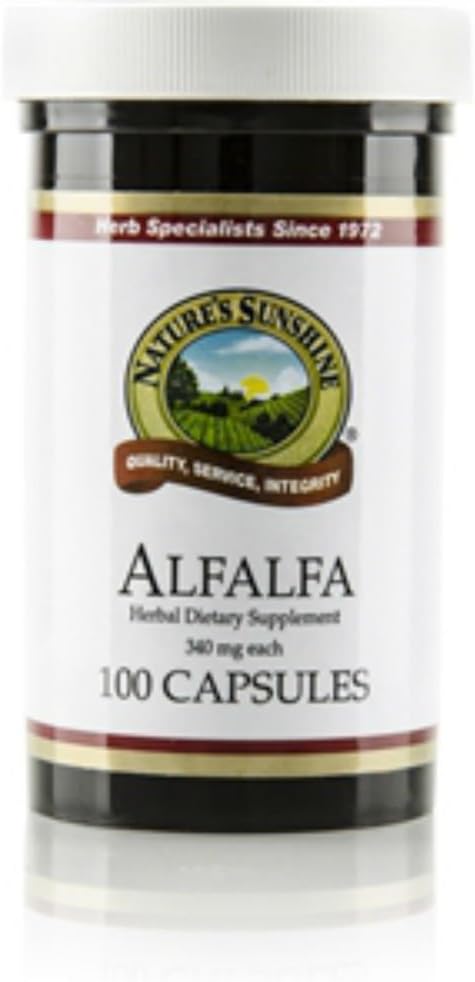The Nature's Sunshine Alphalfa 100 קפסולות