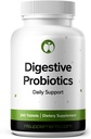 Probiotics for Digestive Health Supports Bloating & סדירות תוסף 240 טבליות 3 מיליארד CFU (240, Digestive Probiotics)