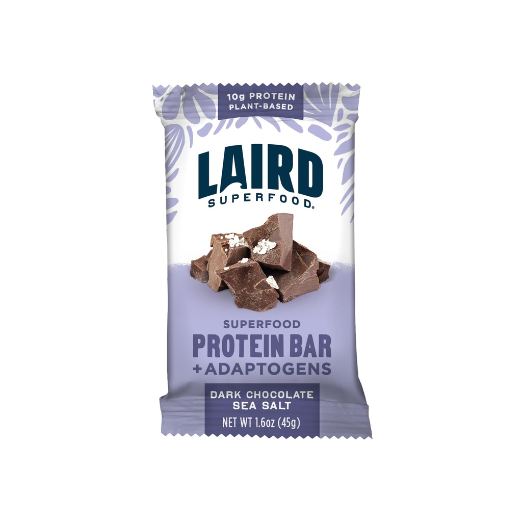 Laird Superfoodal חלבונים Bars - חלבון בר אבל טוב יותר עם מרכיבים אמיתיים, Mushrooms 10g צמחי מבוסס חלבון, 6g סיבים - non-GMO - מלח ים כהה, 10 הרוזן (Pack of 1)
