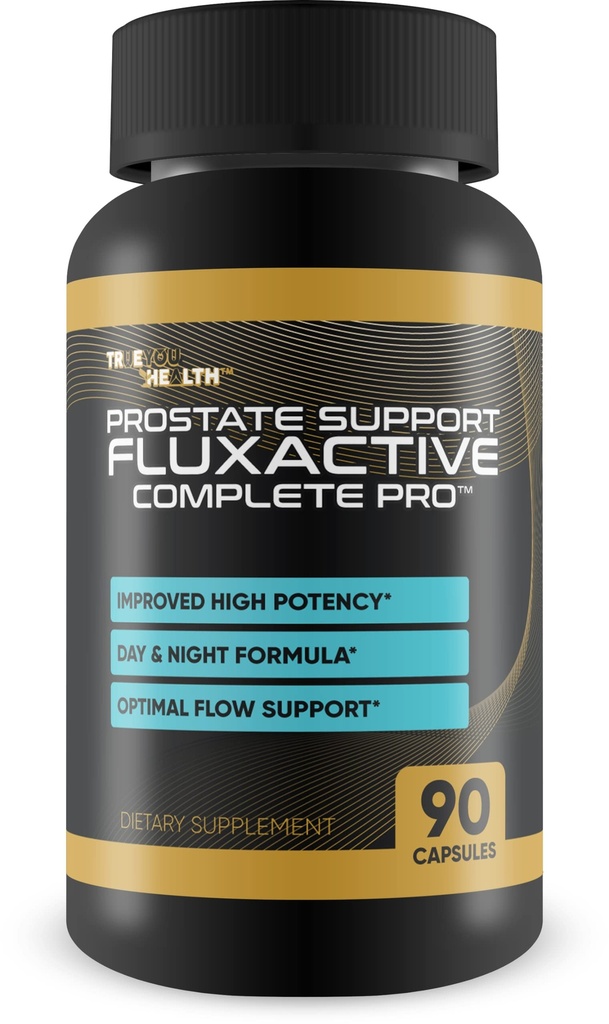 Prostate Support Fluxactive Complete Pro - Premium Prostate Formula with Panax גינזנג - קידום בריאות T Prostate עבור בריאות גברים & בריאות בריאות - סיוע דם Flow & Stamina - Prostates for Men