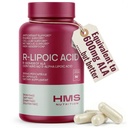 פיתוח R-Lipoic Acid 300mg Per המשרת, R Alpha Lipoic Acid ALA תוסף Antioxidant for Nerve, Energy & Metabolism Support, NSF Certifieds, Non-GMO & טבעוני, 60 קפסולות, 2 חודשים אספקה תמיכה