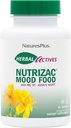 Natures Plus Herbal Actives תזונתייםZAC Mood מזון - 300 מ"ג סנט ג'ונס Wort, 90 טבעוני B-Layered טבליות - מקסימום בטיחות טבעית Mood Booster - Vegetarian, Gluten-Free - 90 לשרתים