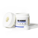 דיאטת ההתעמלות של Gold Pre-Workout אבקה | Soy-Free, Keto, Vegan Premium Flavor Pre-Workout with Natural Caffeine, L-Citrulline, Alpha GPC, Beta-Alanine ו- Antioxidants, 20 משרתים (בלום כחול)