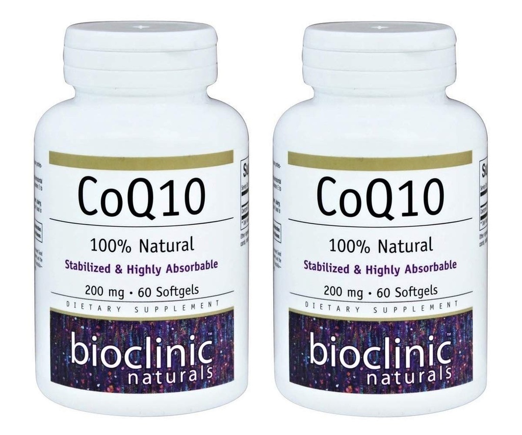 CoQ10 200 מ"ג 60 Softgels (Pack of 2)