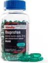 זמן-CAP LABS, INC. Timely Ibuprofen 200 מ"ג - 160 Softgels נוזלי - כאב הקלה Softgels ו Fever צמצם - עבור כאבי ראש, כאב חד פעמי, Tooth Aches Muscular Aches & Arthritis כאב