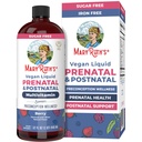 MaryRuth Organics Postnatal & Prenatal ויטמינים לנשים | סוכר חינם | Womens Multivitamin for Pre-conception, הריון וסיעוד | ג'ינג'ר סלניום | Folate | Non-GMO | Gluten Free | 32oz