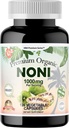 Dr.K & C HNHusa Premium אורגני Noni 1000 מ"ג 120 Veggie קפסולות Powerful Pure Antioxidants לתמוך במערכת הבריאות הכללית Morinda Citrifolia לחלץ טבעוני non GMO No Filler תוספים