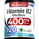 המעבדה של FITO MEDIC | ויטמין B2 | 120 קפסולות | 400 מ"ג | riboflavin 400 מ"ג | ויטמין 400 מ"ג | B2 | riboflavin | Ultra High Absorption.