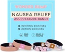 ארוחות בוקר להקלה Wristbands | Acupressure Anti Nausea Bands for Pregnancy Nausea Relief, First Trimester Pregnancy Essentials (2 Sets)