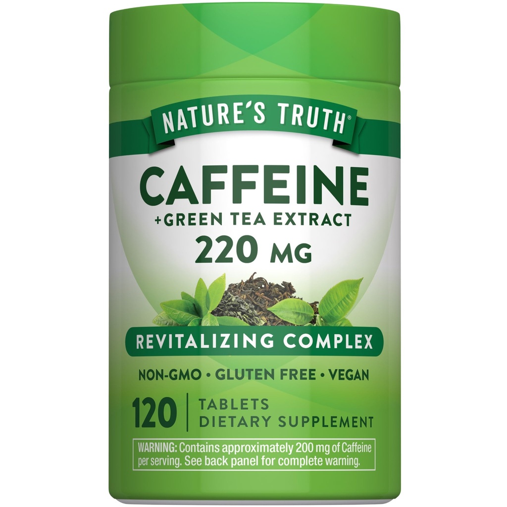 גלולות האמת של הטבע | 220 מ"ג | 120 Count | With Green Tea Extracted
