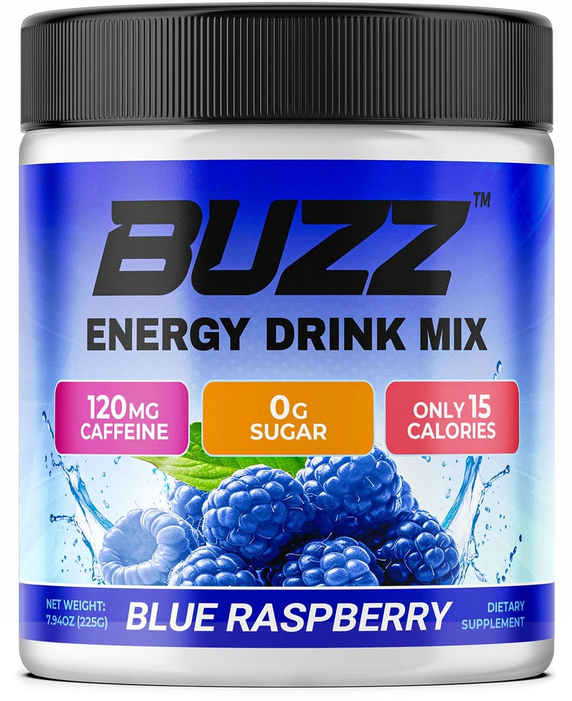 בוקר בואז אנרגיה אבקת - אנרגיה Boost Drink Mix - אנרגיה ללא סוכר עם Antioxidants - בוקר Kickstart ו- Sports Nutrition Endurance Product