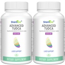 TUDCA Liver תומך בתוספים 1200 מ"ג - צד שלישי Tested-Bile Salts for Liver Detox ניקויse - High Power Formula-Vegan כמוסות Liver,Gallbladder,Kidney Health,2 Bottle-120 קפסולות