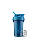 בלנדר בוטל קלאסי V2 Shaker בקבוק מושלם לשקיות חלבונים ו-Pre Workout, 20Ounce, Ocean Blue