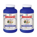 Brioschi Italian Lemon Flavored Efferscent Heartburn, Upset Stomach, Acid Indigestion, 8.5 oz בקבוק (Pack of 2)