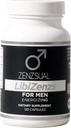 ZENZSUAL LibiZenzs Men - Natural Dietary תוסף תערובת עם ג'ינסנג, Maca Root, Ashwagandha - מגביר את רמות הטסטוסטרון - Gluten Free (120 קפסולות)